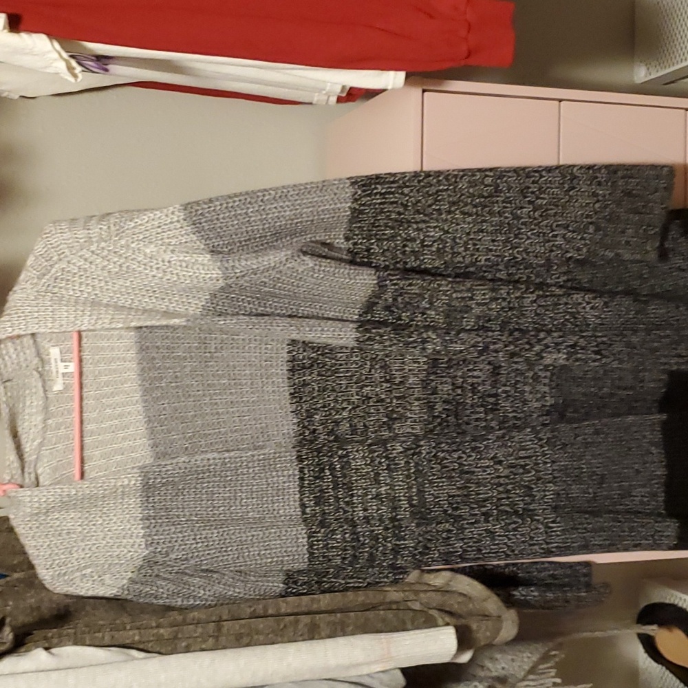 Extra long cardigan